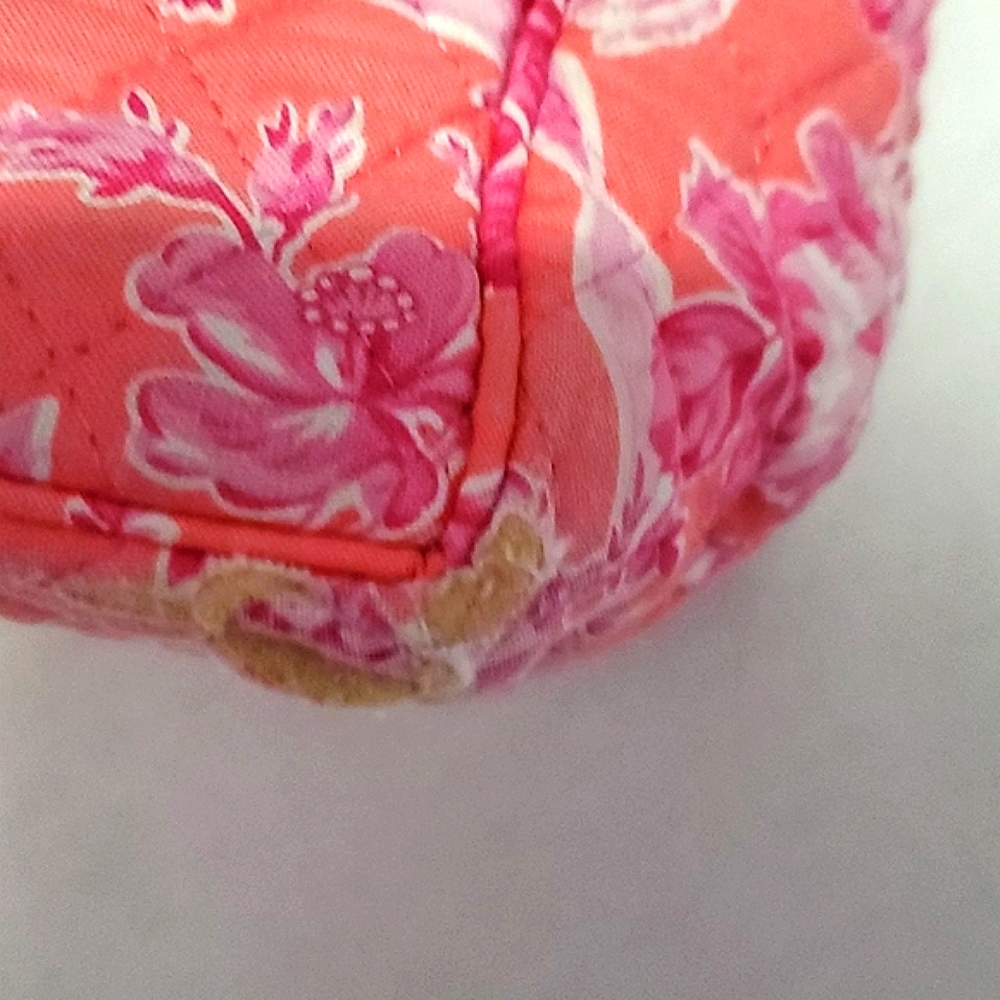 Vera Bradley pink salmon floral quilted crossbody bag - Picture 15 of 15